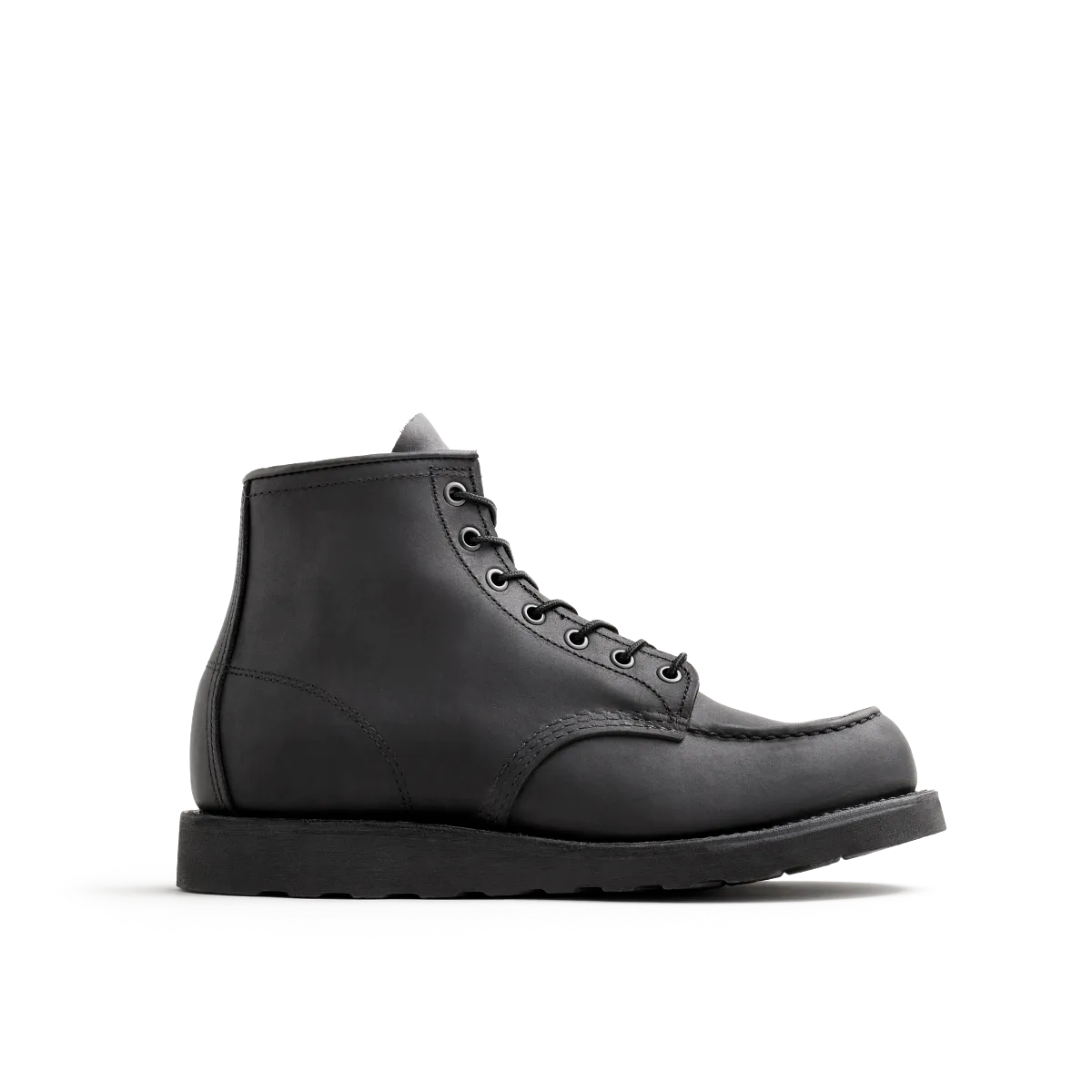 Men's Classic Moc 6-Inch Boot in Black Leather 8074 | Red Wing